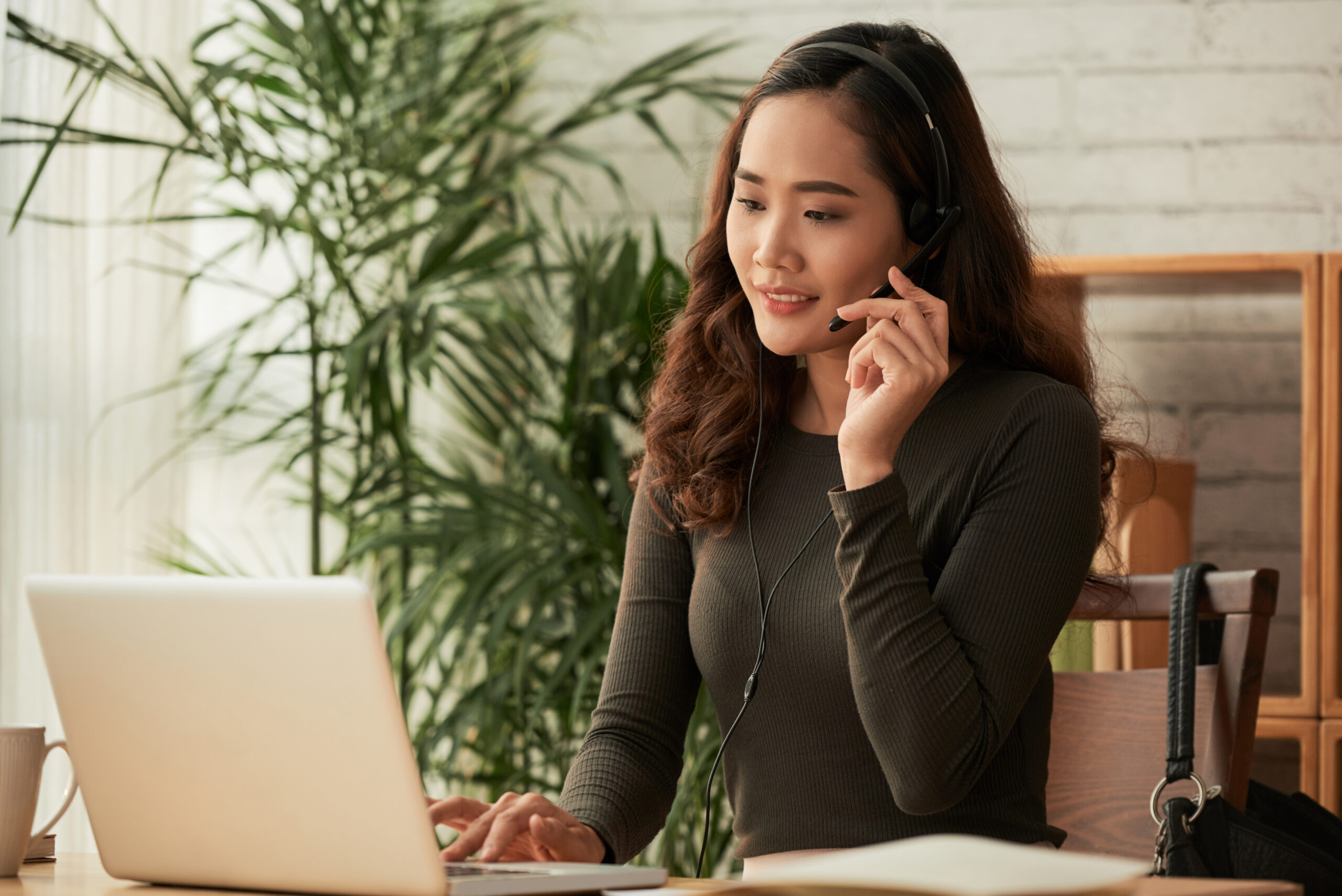 Personal assistant working